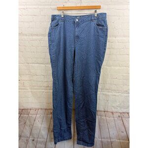 Jessica London Jeans Womens Size 16W Tall Blue 4 Pockets Casual Streetwear Denim